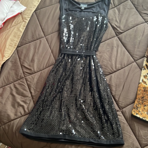 Black sequence dress size small - Picture 2 of 3